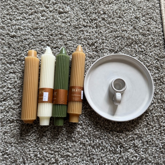 root Other - Root candles and candle holder